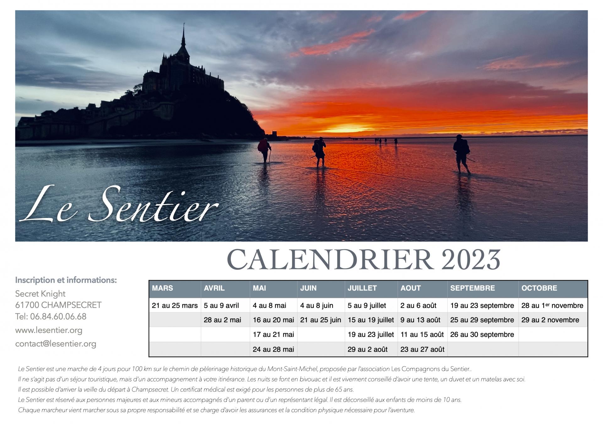 Le sentier 2023